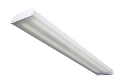 LED Shallow Economy Wraparound, 4ft, 15W, Dimmable, 120-277V