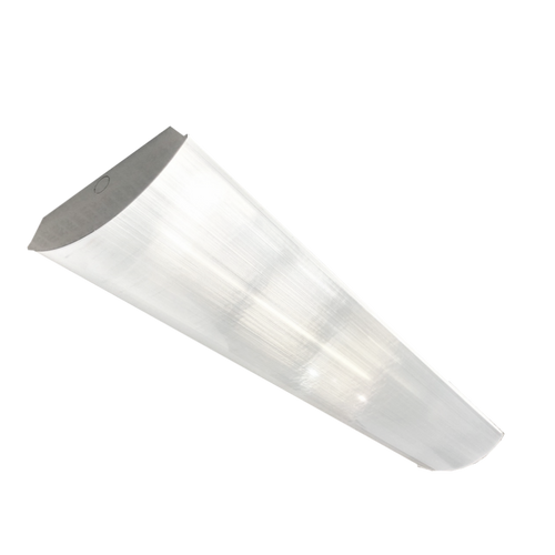 LED Engineered Heavy-Duty Wraparound, Solid Ends, 48L, Frost Lens, 72W, 0-10V Dimming, 4000K