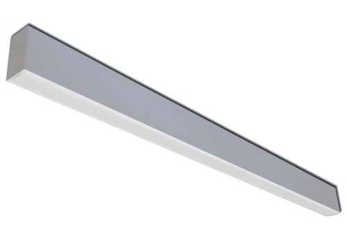 LED Surface Mount Linear Fixture, 2x3, 24L, 3000K, 80 CRI, White Finish