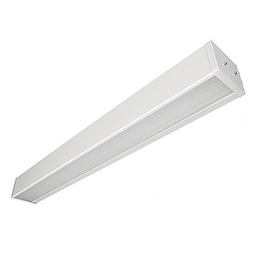 Wall Mount Up & Down Light, Rectangular Profile, 48" Length, Two Rows LED Uplight, One Row LED Downlight, 73 Watts, 7200 Lumens, Front Baffle, Dimmable, 4000K