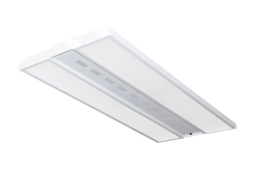 LED Highbay, Frosted Diffuser, 23"W x 24"L, 105W, 0-10V Dimmable, White, 3000K/4000K/5000K