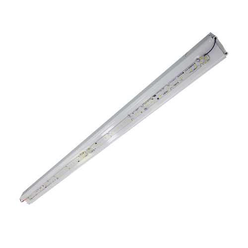 LED Open Strip, 96" Length, 108W, Frosted Lens, 0-10V Dimming, Multi-Volt
