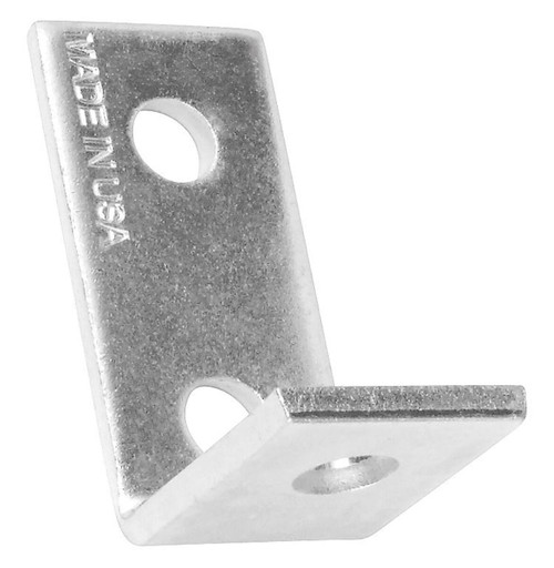 Three-Hole Three Way Corner Angle, Zinc Plated, Steel