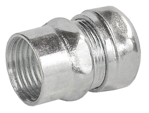 1-1/4" EMT to Rigid Combination Compression Coupling, Steel