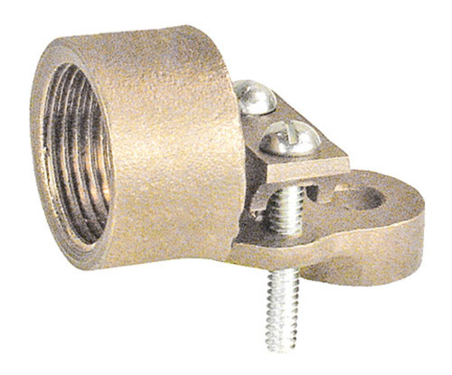 3/4IN Threaded Conduit Grounding Hub, Bronze