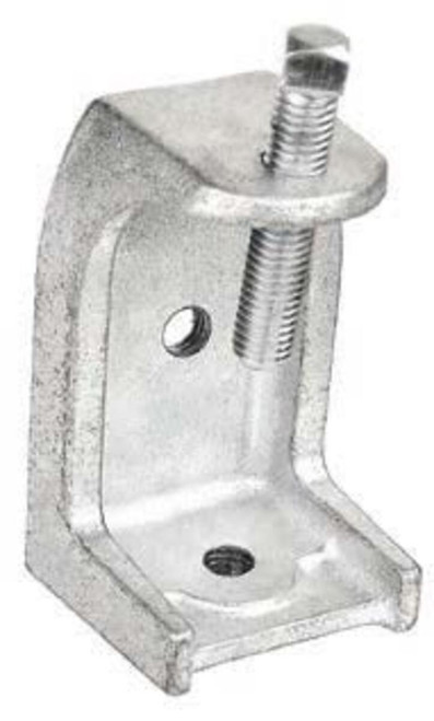 Beam Clamp, Extra Wide 3-1/8" Jaw Opening, 1/4-20 Threaded Holes