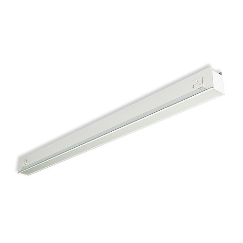 LED Recessed Linear Fixture, 48"L, 36W, Dimmable, White Finish