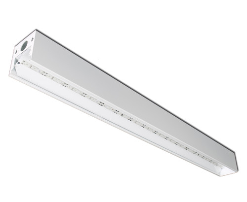 LED Recessed Linear Fixture, 96", 9600 Lumens, 0-10V Dimmable, White Finish