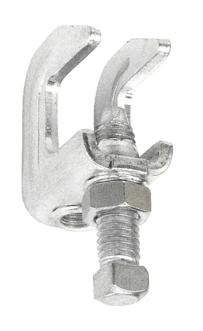 Stamped Steel Reversible Beam Clamp, 3/4 in. Jaw Opening, 3/8-16 Threaded Holes