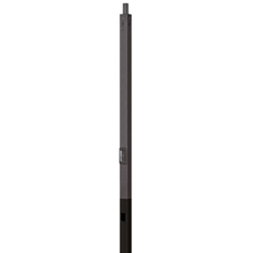 15 Foot 4 Inch Direct Burial Straight Square Steel Pole, 11 Gauge