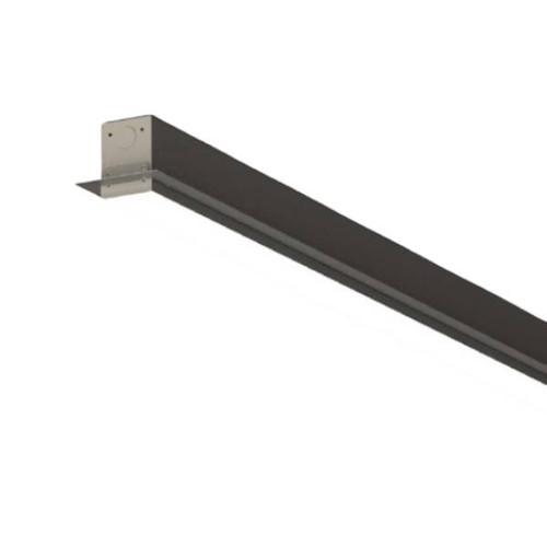 LED Recessed Mount Linear Fixture, Snap in Frosted Lens, 24L, 13 Watts, 1300 Lumens, White