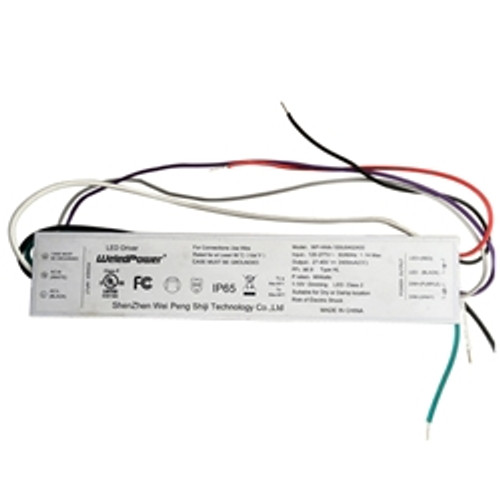95W WeledPower LED Driver, Dimmable, 100-240V Input