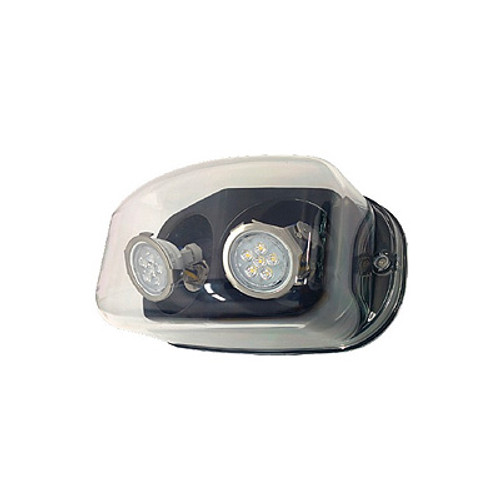 LED NEMA4X/NSF Remote Head, Double, White