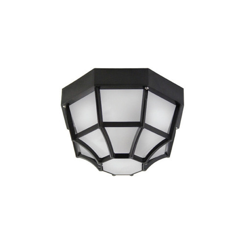 LED Outdoor Octagon, 14W, 1400Lm, 40K, White, Dimmable 120V