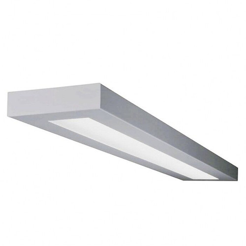 LED Low Profile Rectilinear Light, 48-inch, 36 Watts, 4475 Lumens, Matte White, Frosted Lens, Dimmable