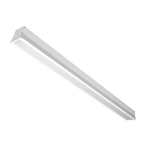 Micro Linear with Lens, Light Frosted, 96", 90 Watts, 9450 Lumens, 0-10V dimming, White Finish