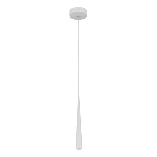 Tapered Pendant Light, Adjustable Power & CCT, White Finish, 6FT Adjustable Cord