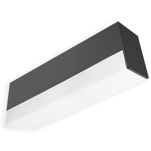 LED Superior Architectural Light, Multi-CCT, 0-10V Dimming, Up Light Option, Matte Black Finish, 2FT