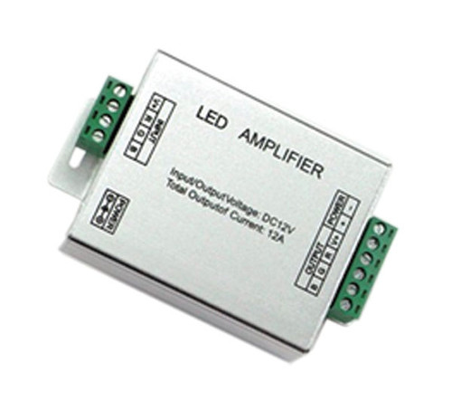 Power Amplifier for RGB LED Ribbon Lighting Channels & Accessories