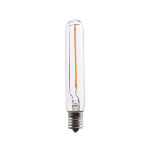 EiKO LED Advantage Filament T6-1/2 2.5W, Dimmable, 80CRI, 2700K, E17, 120VAC