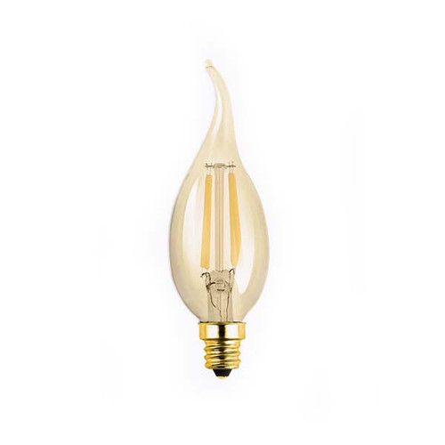 4 Watt LED Filament Vintage Flame E12 Candle