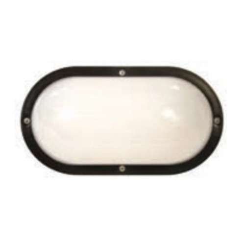 10.6 x 5.9 Euro Oval Wall or Ceiling Incand. Socket & LED Lamp