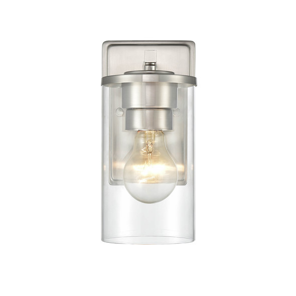Millennium Lighting Verlana One Light Wall Sconce, Brushed Nickel, 1-Light, Medium E26 Base, 120V