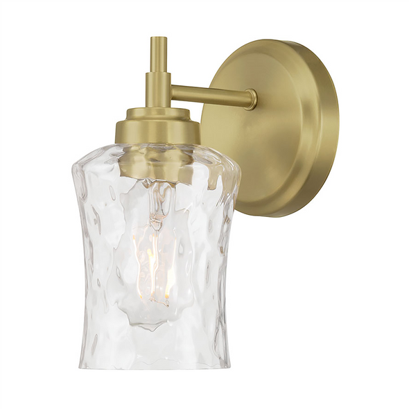 Claryvn One Light Sconce, Vintage Brass, 1-Light, Medium (E26) Base, 120V