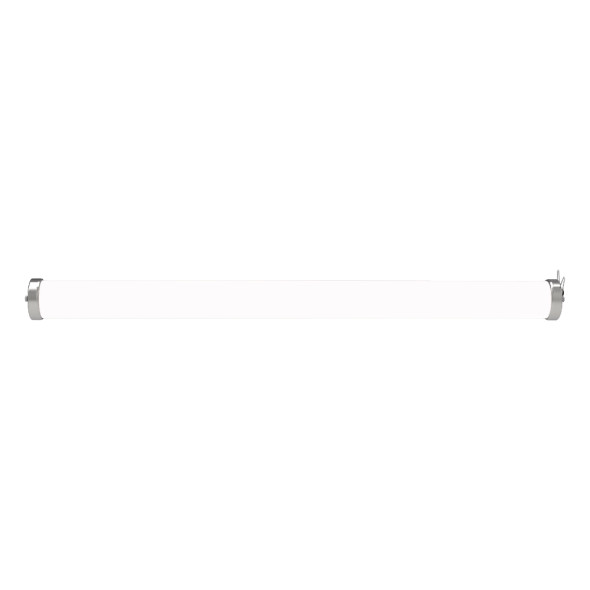 ILP Monsoon Linear Vapor Tight, 4', 8000 Lumens, 120-277V, Polycarbonate Frosted Lens