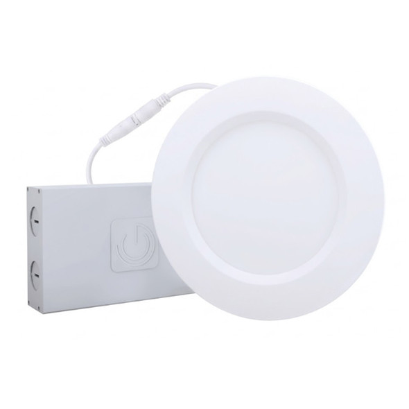 Green Creative THINFIT 4" Commercial Downlight, 10W, 4000K, 90CRI, 120V, Phase Dimming, External Driver