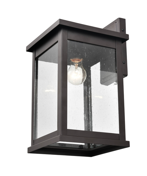 Millennium Lighting Bowton 4121 One Light Outdoor Wall Mount, Powder Coated Bronze, 1-Light, Medium E26 Base, 120V