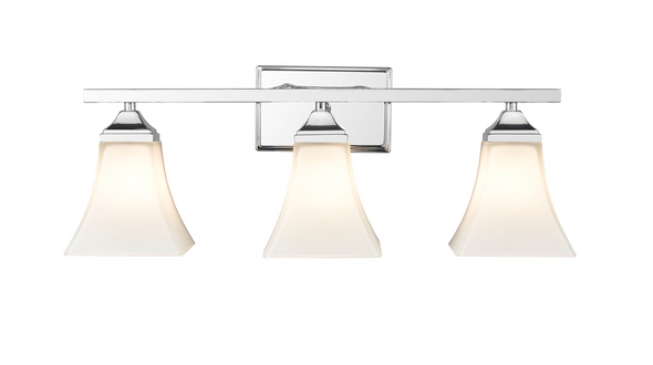 Millennium Lighting 4503 Three Light Vanity, Chrome, 3-Light, Medium (E26) Base, 120V