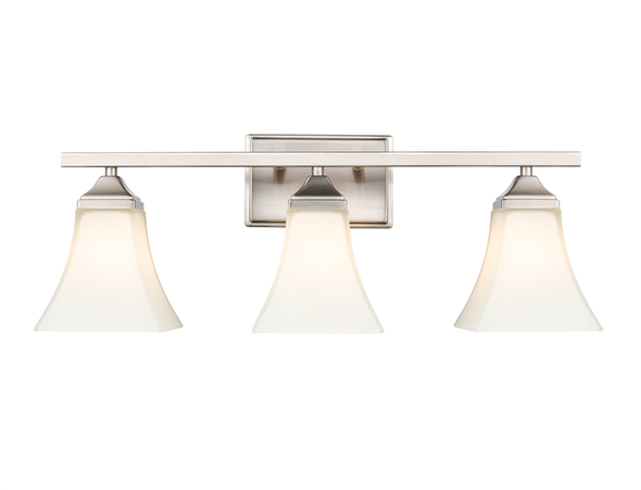 Millennium Lighting 4503 Three Light Vanity, Brushed Nickel