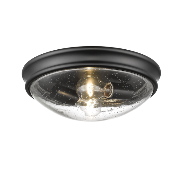Millennium Lighting 5226 One Light Flushmount, Matte Black, 1-Light, Medium (E26), 120V