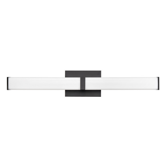 Tron LED Vanity, 24", Matte Black, 3000K, 1400 Lumens, 20W