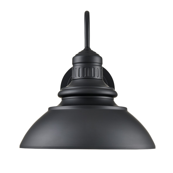 Adda LED Light Outdoor Wall Sconce, 3000K, 414 Lumens, 12W, CRI 90, Powder Coated Black