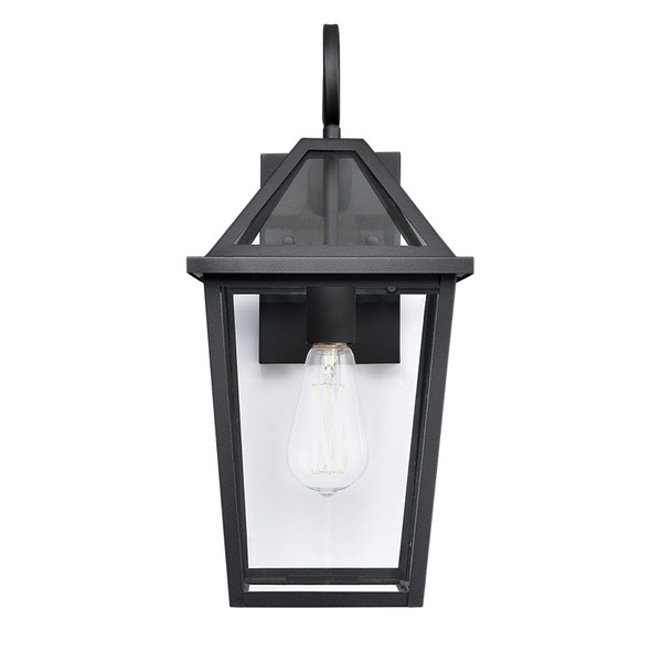 Eston One Light Outdoor Wall Mount, Textured Black, 1-Light, Medium E26 Base, 120V