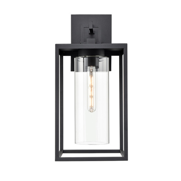 Ellway One Light Outdoor Wall Mount, Textured Black Finish, 1-Light, Medium E26 Base, 120V, Wet Location