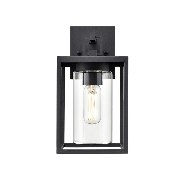 Ellway One Light Outdoor Wall Mount, Textured Black, 1-Light, Medium (E26) Base, 120V