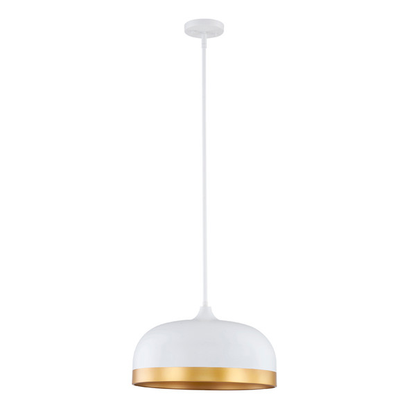 Amarra Three Light Pendant, Matte White, 3-Light, E26 Medium Base, 120V, 180W