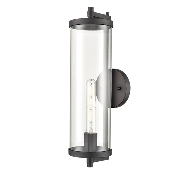 Beckham One Light Outdoor Wall Sconce, Textured Black, 1-Light, Medium E26 Base, 120V, 60W