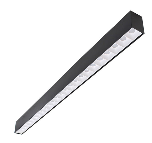 4FT 2in Micro Optic Linear Light, 40W 4000LM 3CCT 35/40/50K, BLK/WHT image 1