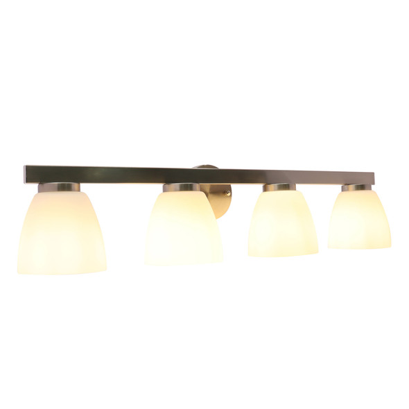 Medium Base A Series Vanity Light 4-LAMP Bn
