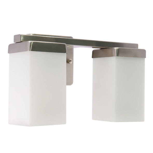 Medium Base M Series Vanity Light 2-LAMP Bn
