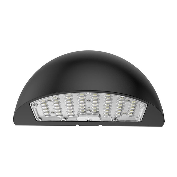 HALF-MOON Wall Pack 48/64/80W 3CCT Select Type 2/3/4 With Photocell Bk image 2