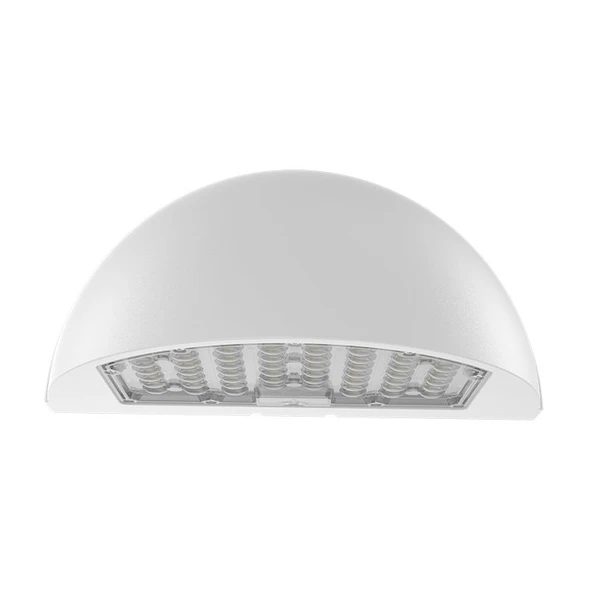HALF-MOON Wall Pack 48/64/80W 3CCT Select Type 2/3/4 With Photocell Wh image 2