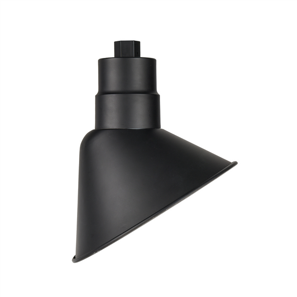 Millennium Lighting R Series LED 10" Angle Shade, 11W, 800 Lumens, 3000K, 90 CRI, Satin Black, Wet Location