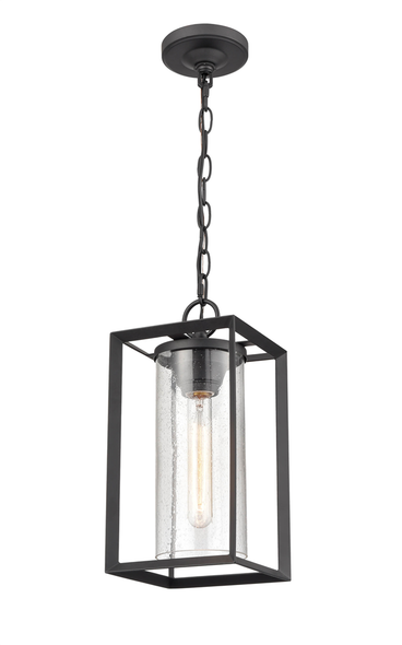Millennium Lighting 4571 One Light Outdoor Pendant, Powder Coated Black, 1-Light, Medium E26 Base, 120V, Wet Location