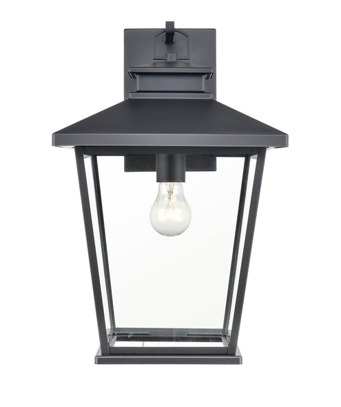 Millennium Lighting Bellmon One Light Outdoor Wall Mount, Powder Coated Black, 1-Light, Medium E26 Base, 120V