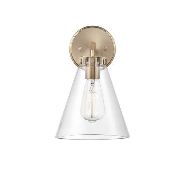 Aliza One Light Sconce, Modern Gold, 1-Light, Medium (E26) Base, 120V